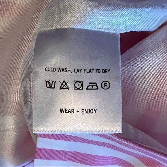 Mr. Larkin Penelope Dress in Pink Stripe - Size Small - Picture 10 of 11